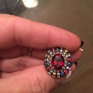 Sterling silver ring and earrings